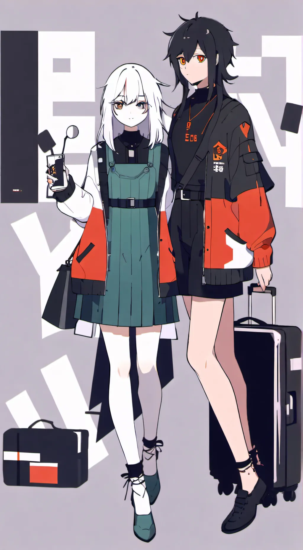 ai character: JJK time travel background