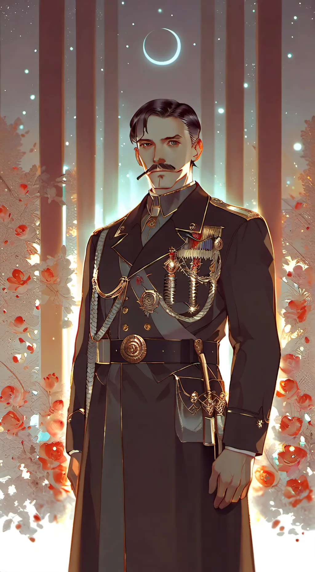 ai character: Austrian painter background