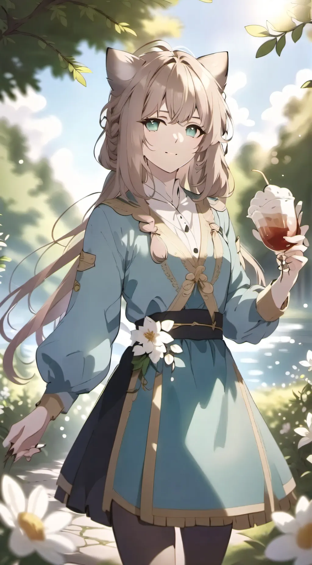 ai character: Chicken nug background