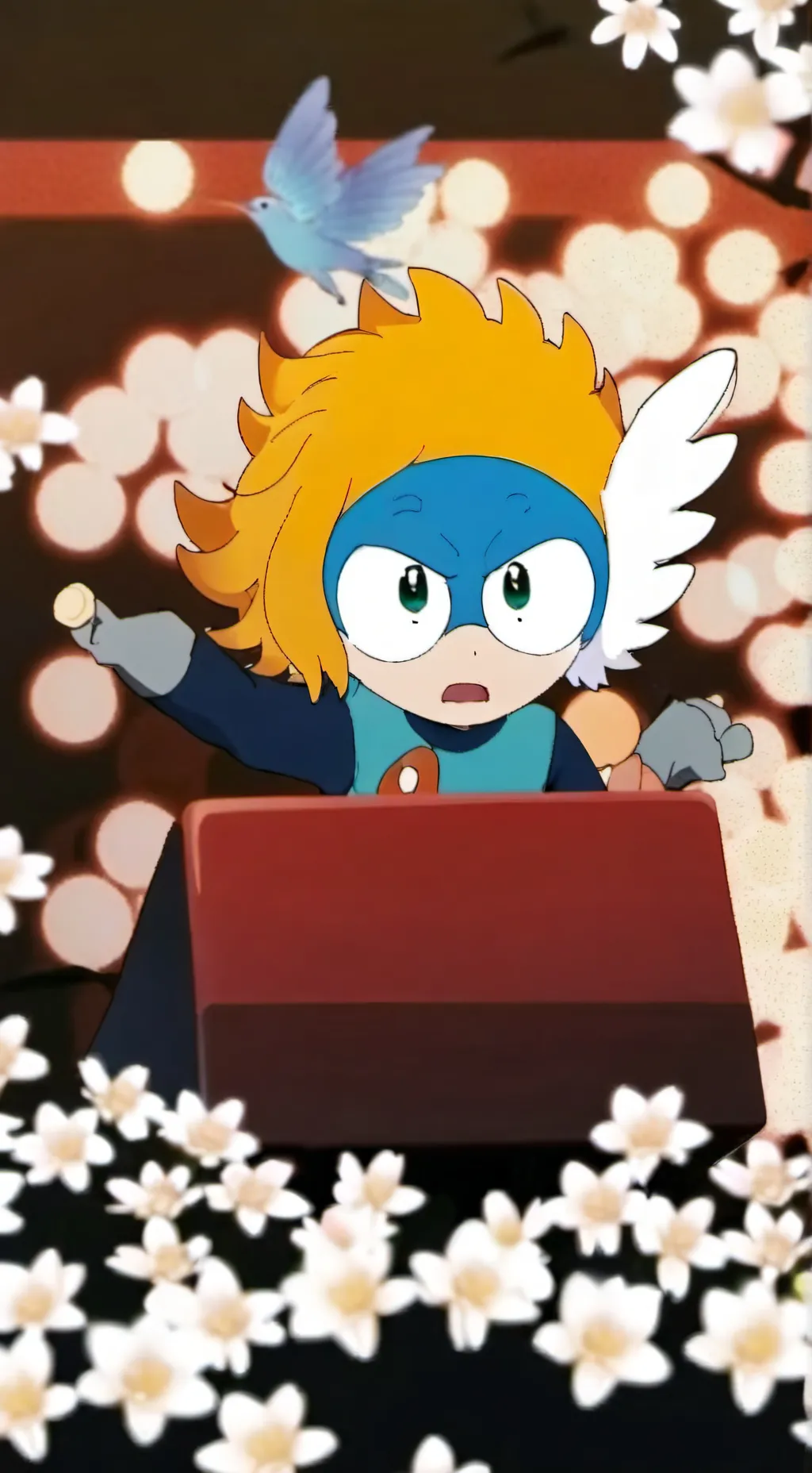 ai character: Hit me yada ya background