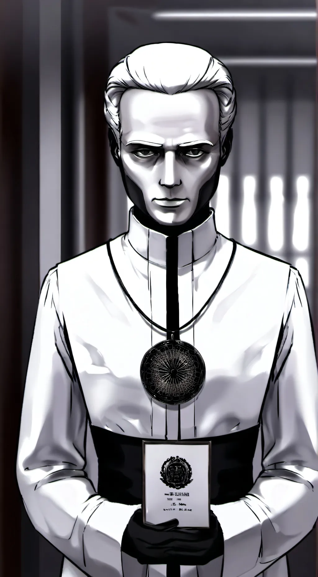 ai character: The creature 👽 background