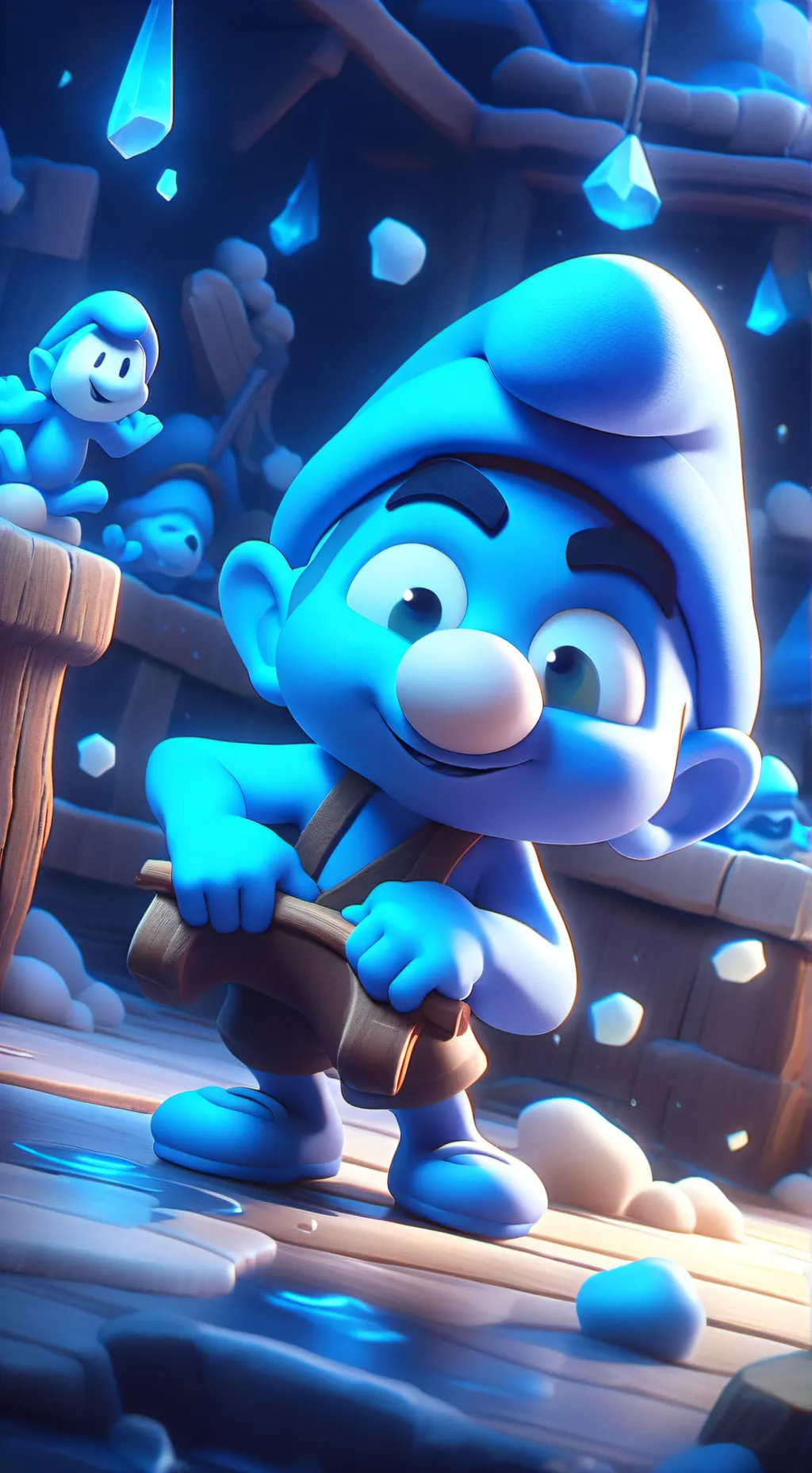 ai character: Os Smurfs background