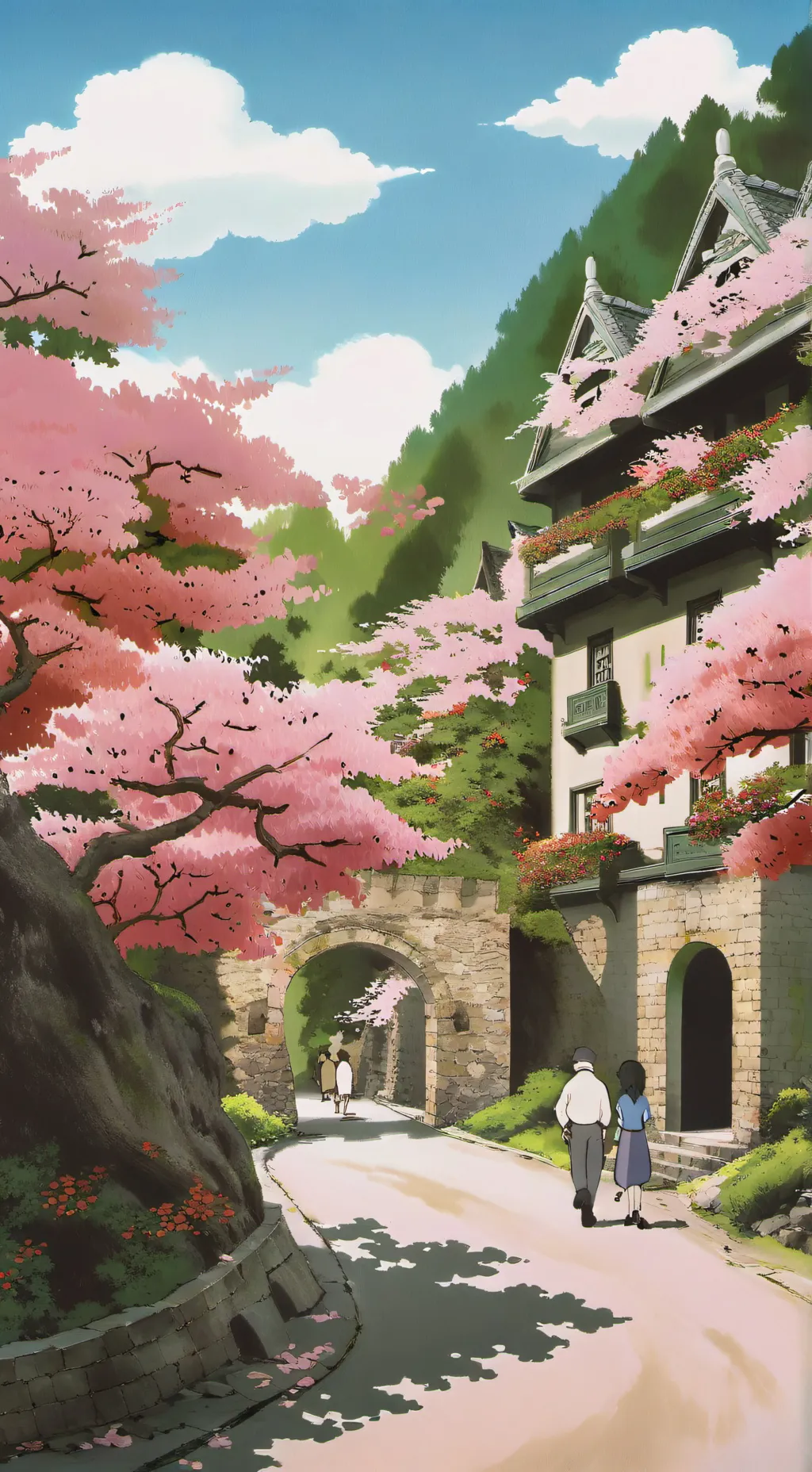 ai character: escuela 3to  background