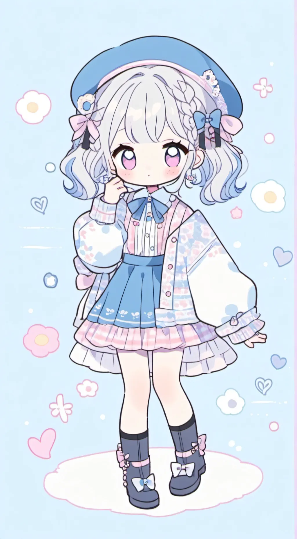 ai character: bebe tonta background