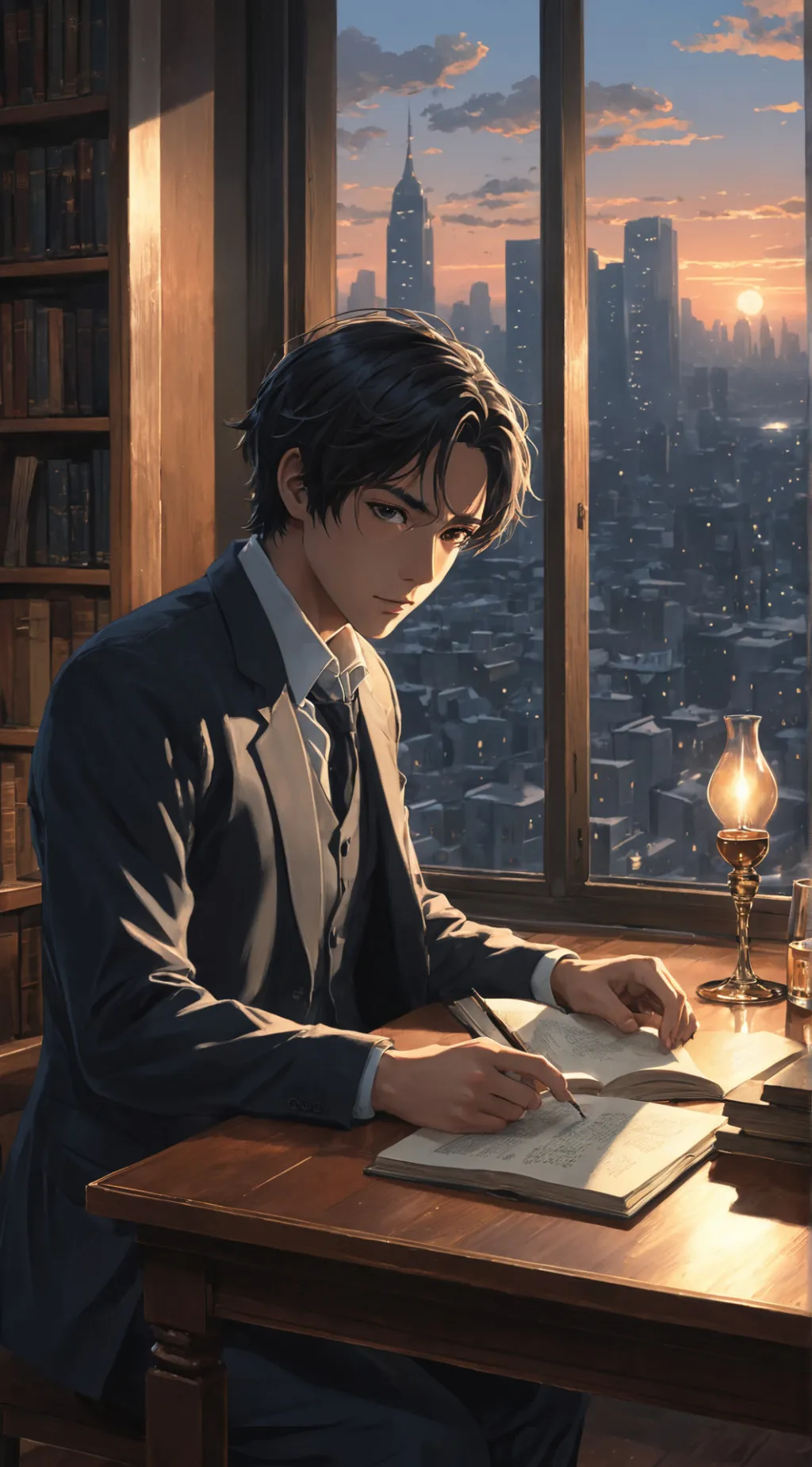 ai character: Lucien background