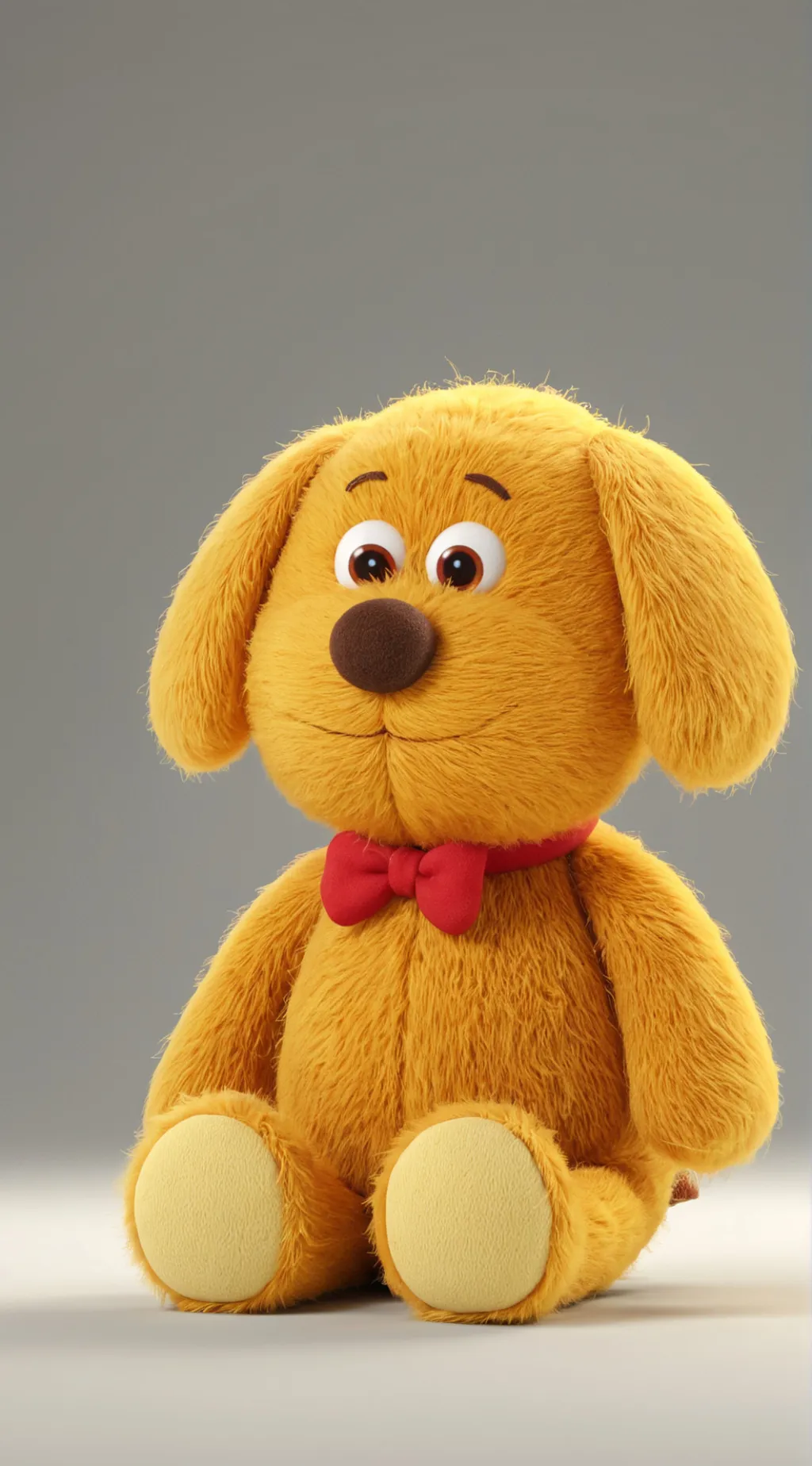 ai character: Plush background