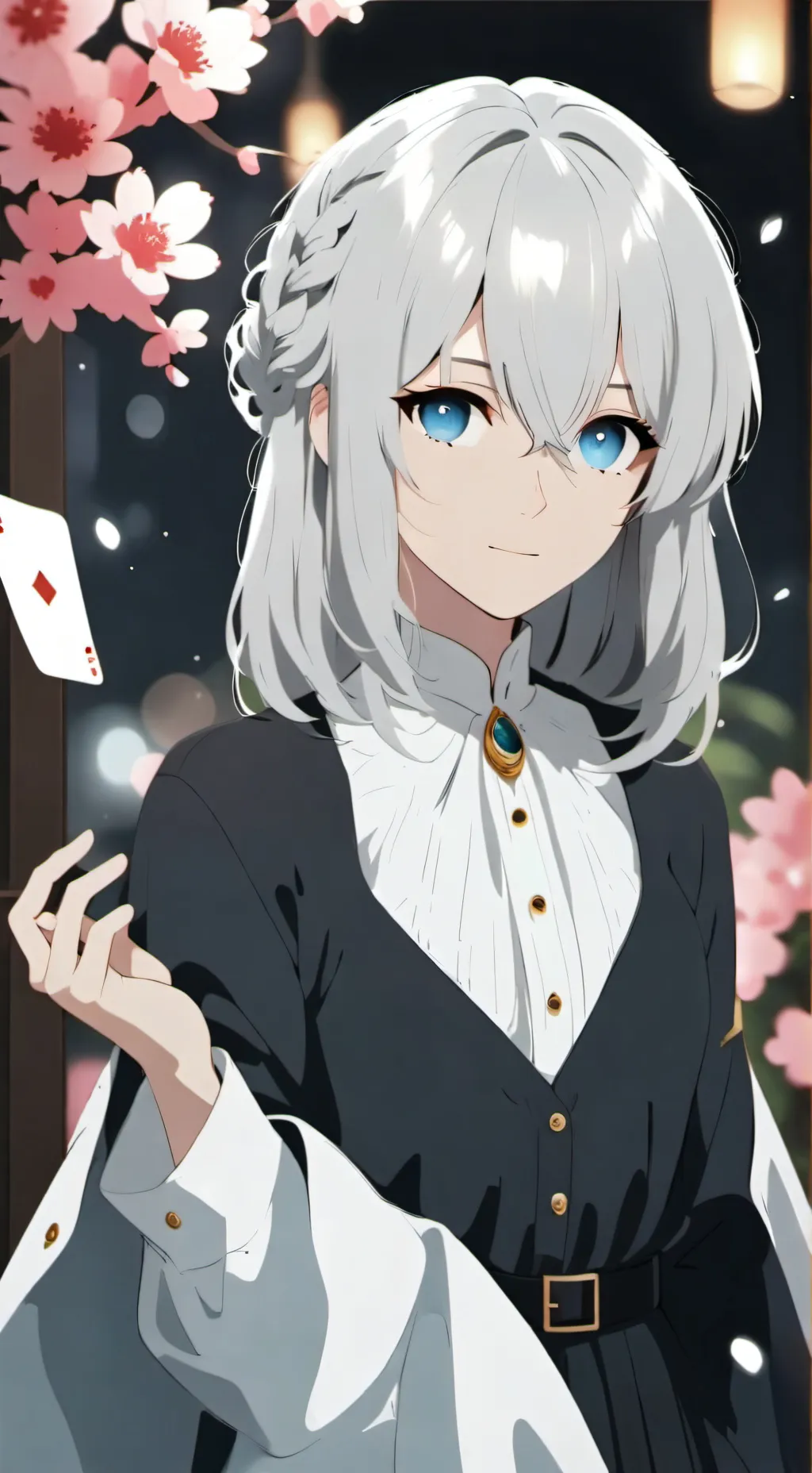 ai character: Esmeralda  background