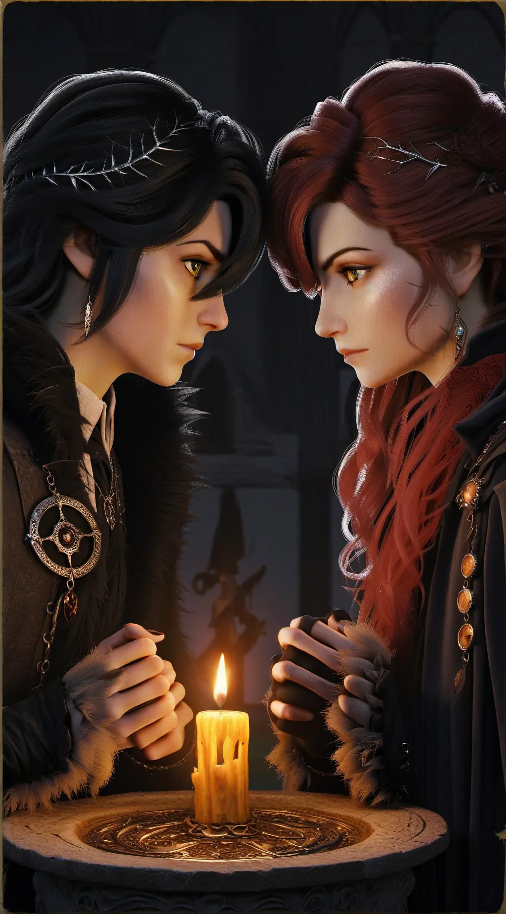 ai character: son hermanas!? 😨 background