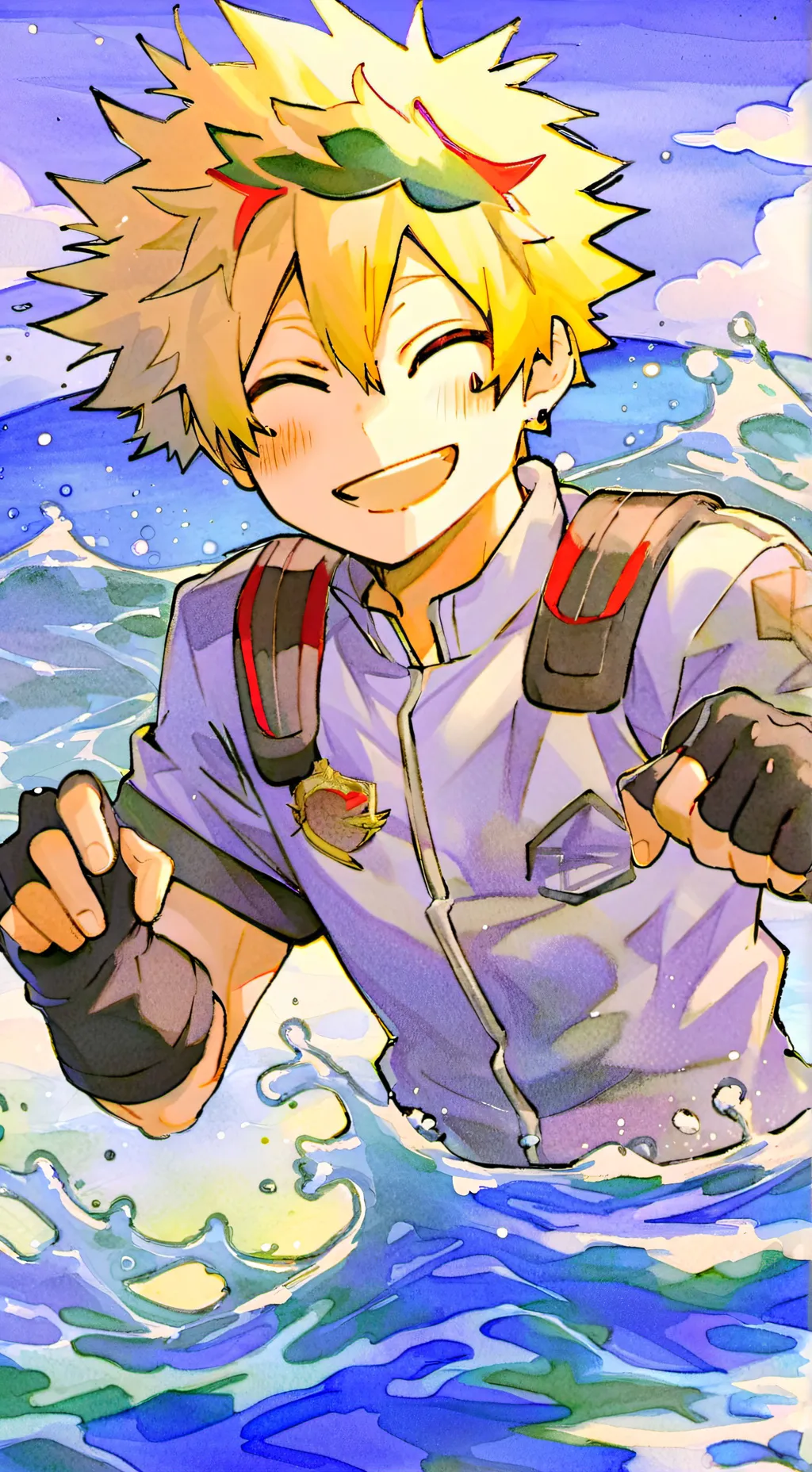 ai character: bakugo x yn ❤️ background
