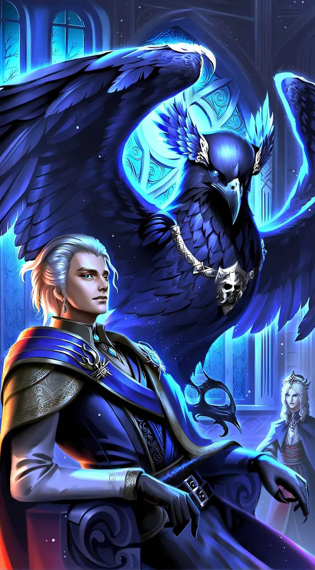 ai character: Leo king of chaos  background