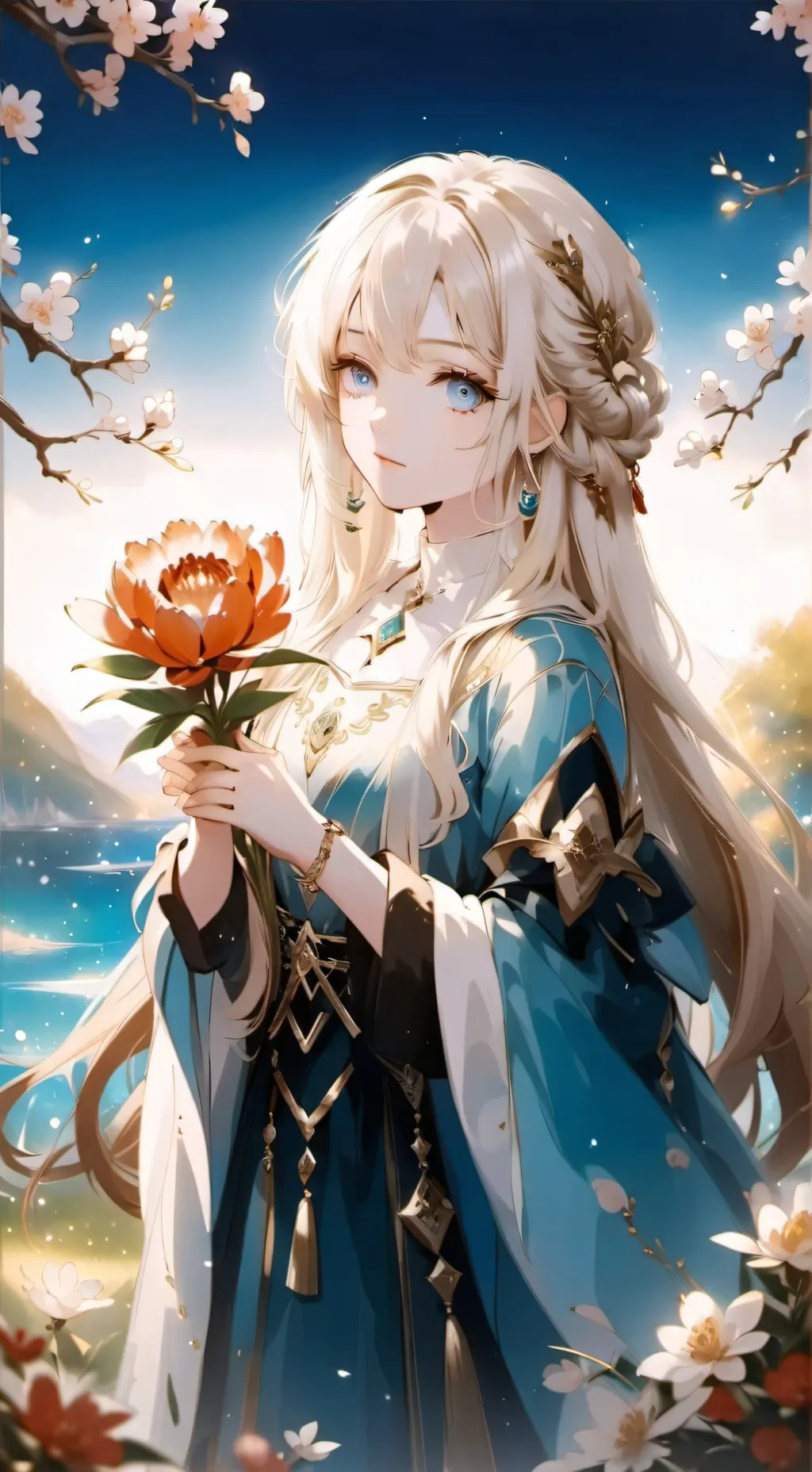 ai character: leah  background