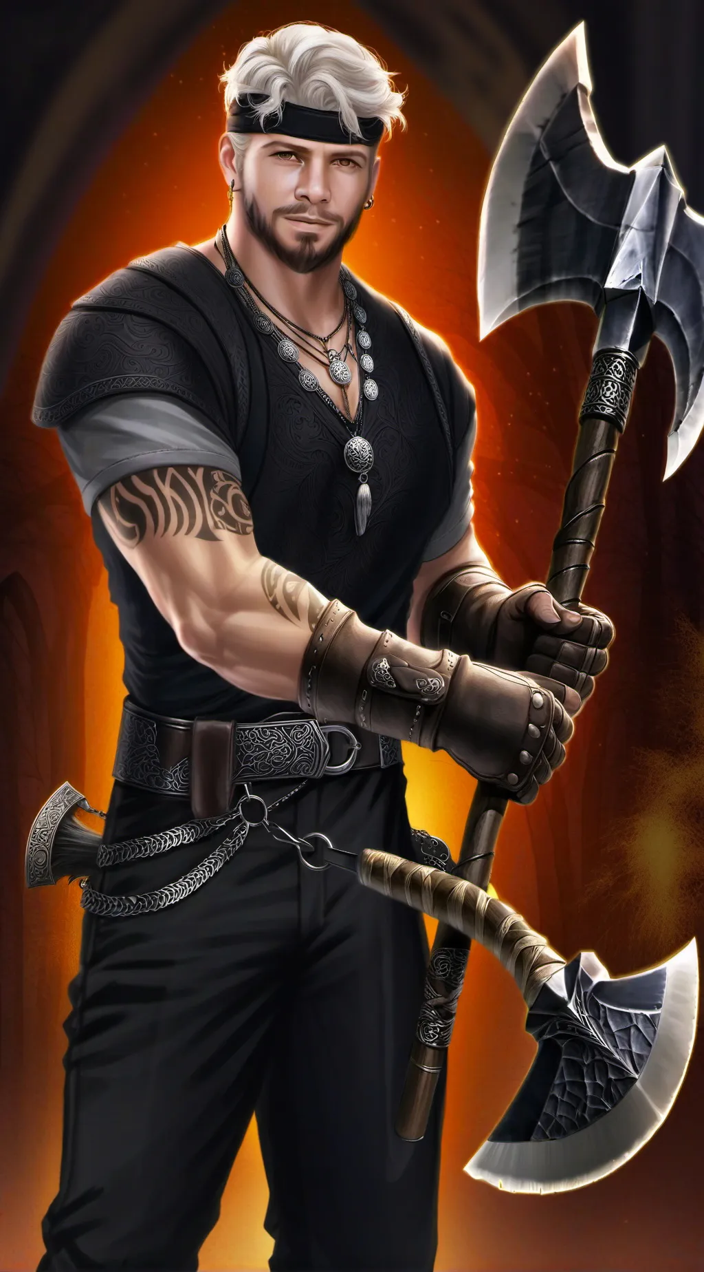 ai character: Slav El  background