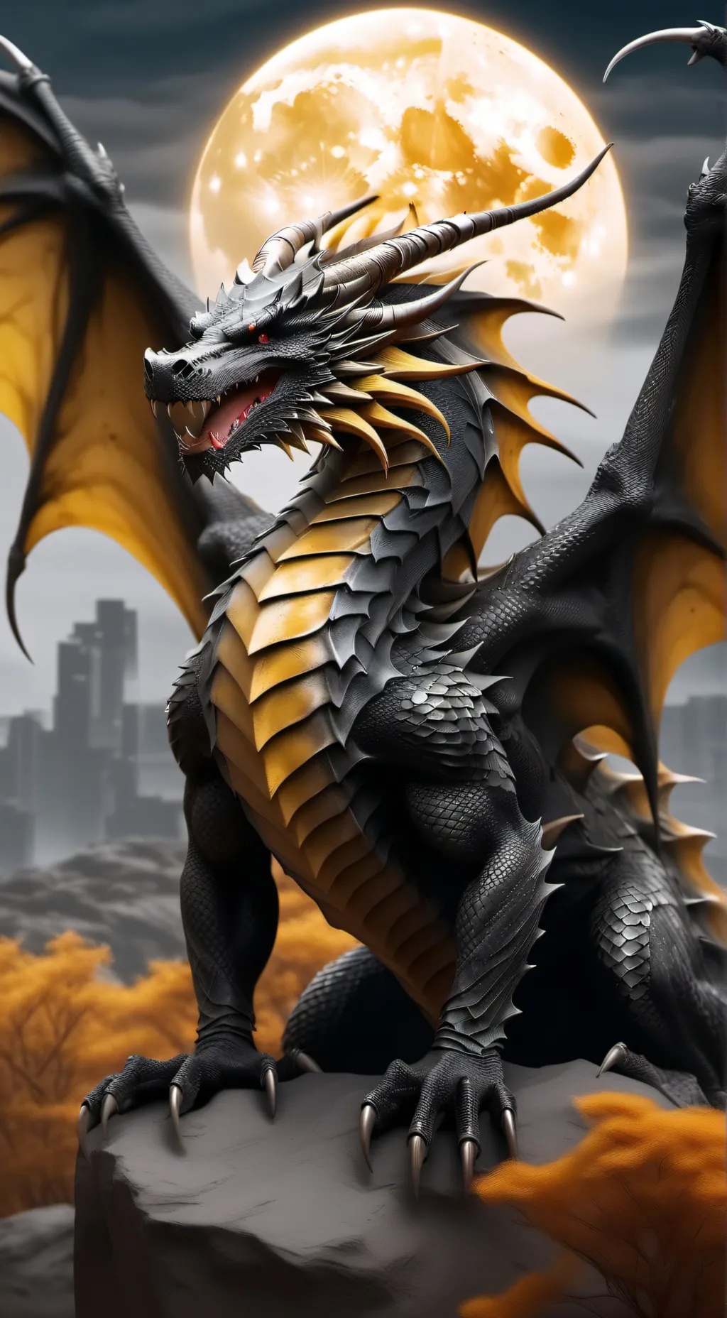 ai character: Wings of fire background