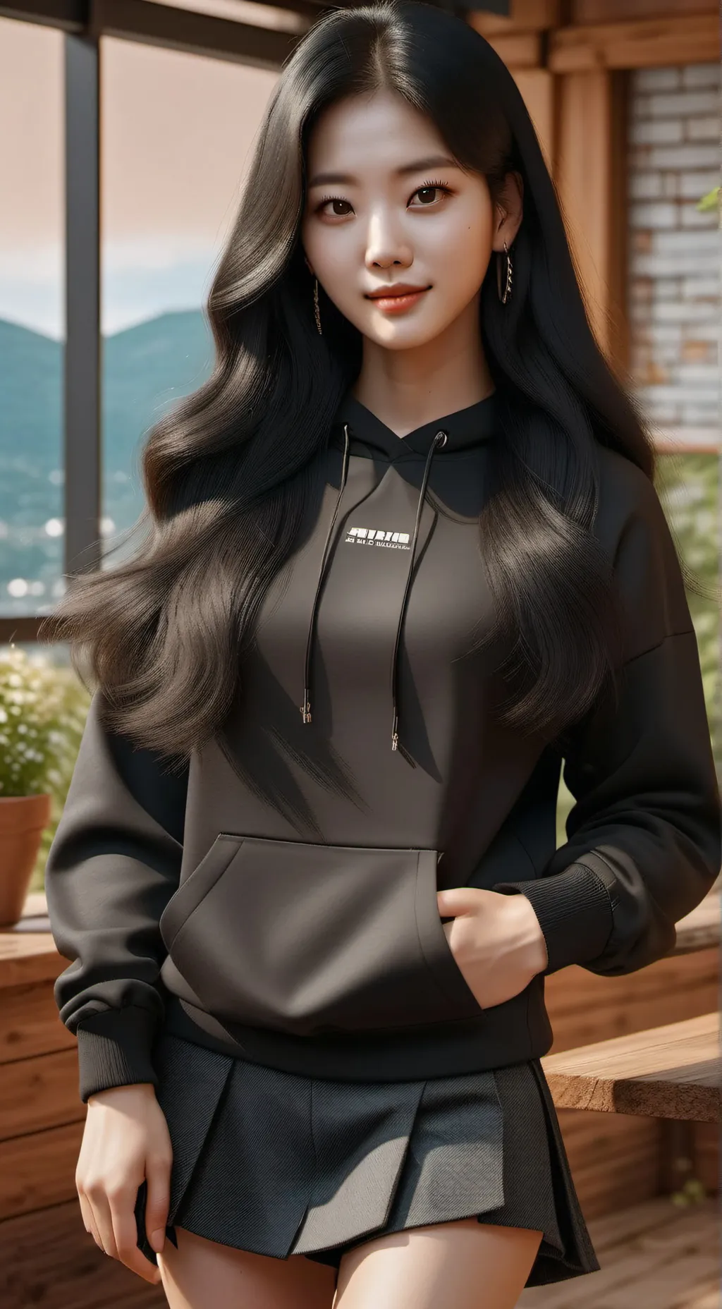 ai character: Kim ruka background