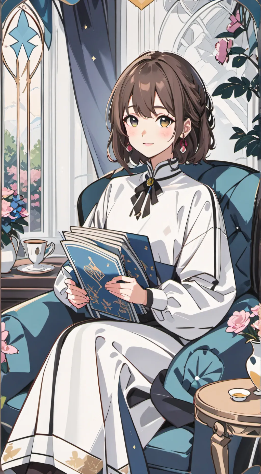 ai character: Grace background