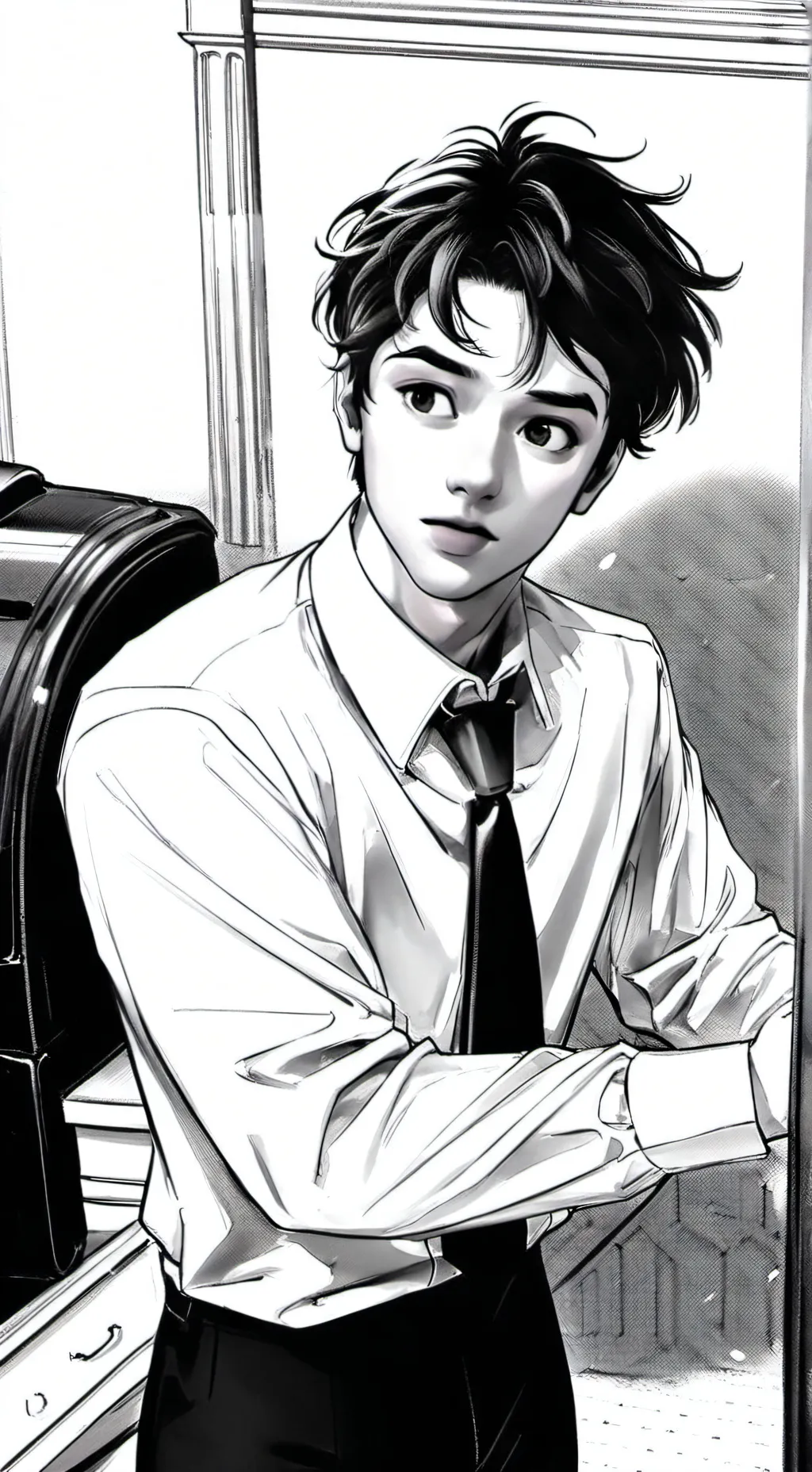 ai character: Richie taser background