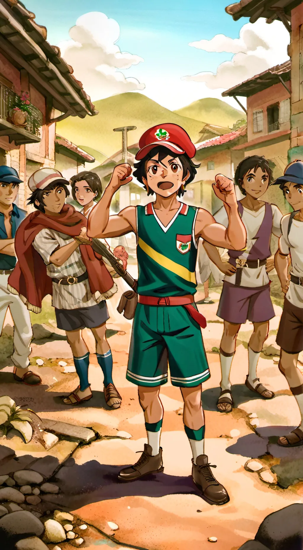 ai character: Chaco  background