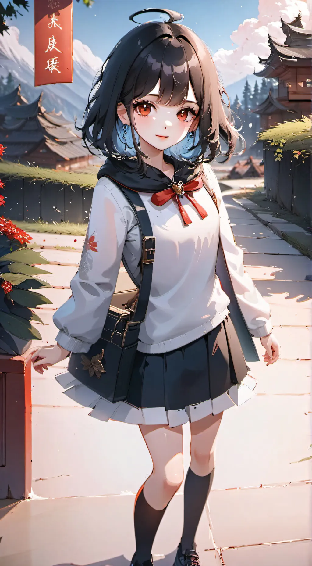 ai character: sleep over!! background