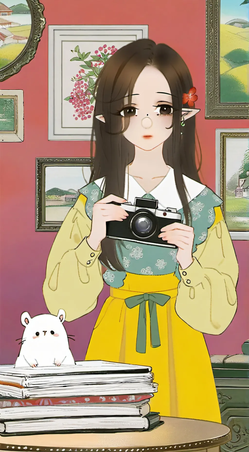 ai character: clari  background