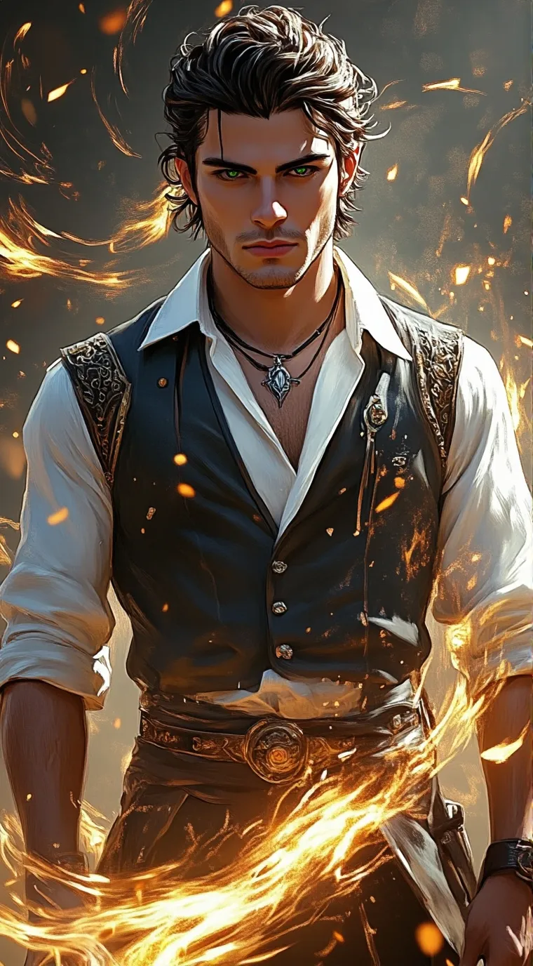 ai character: Nolan Ender background