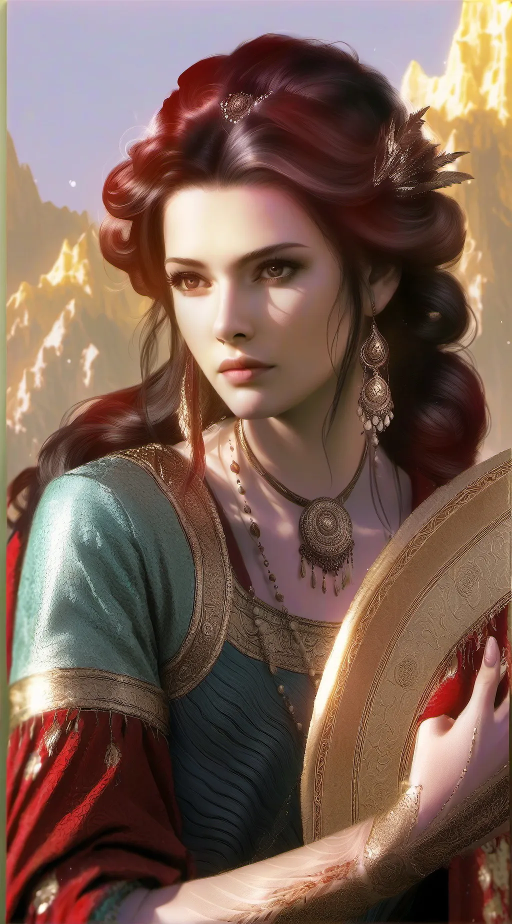 ai character: Лейла  background