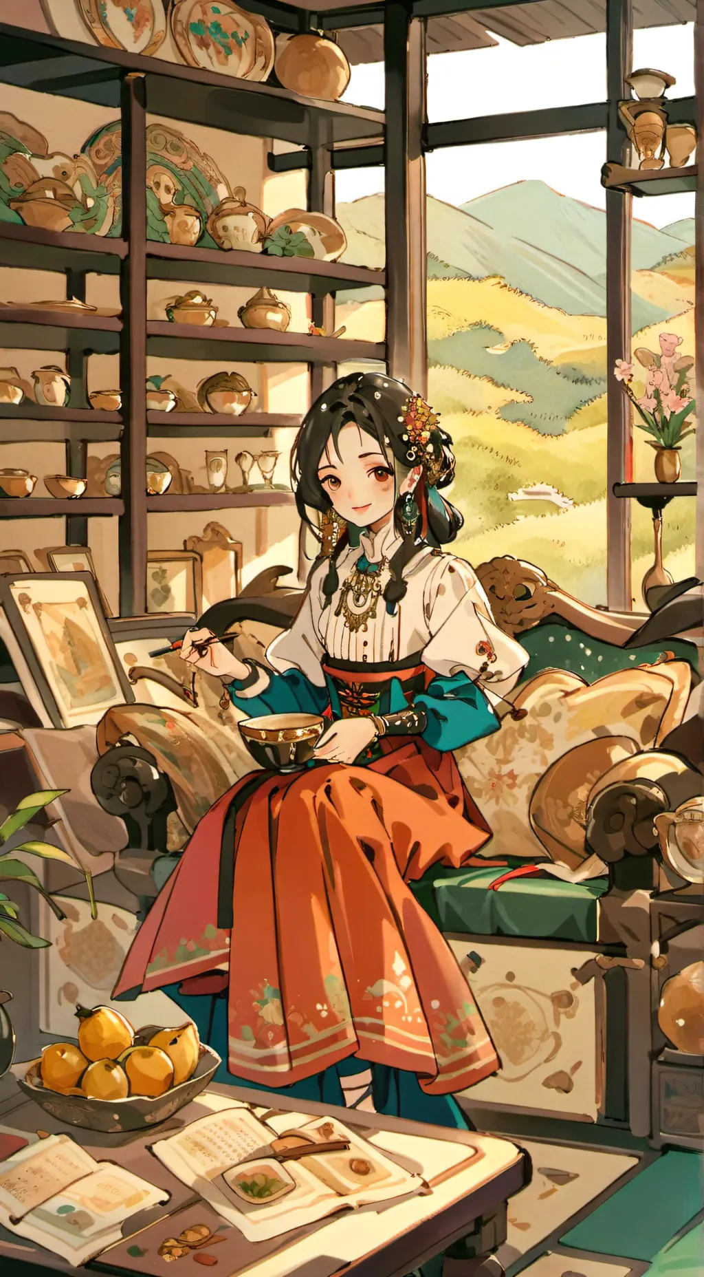 ai character: Mia background