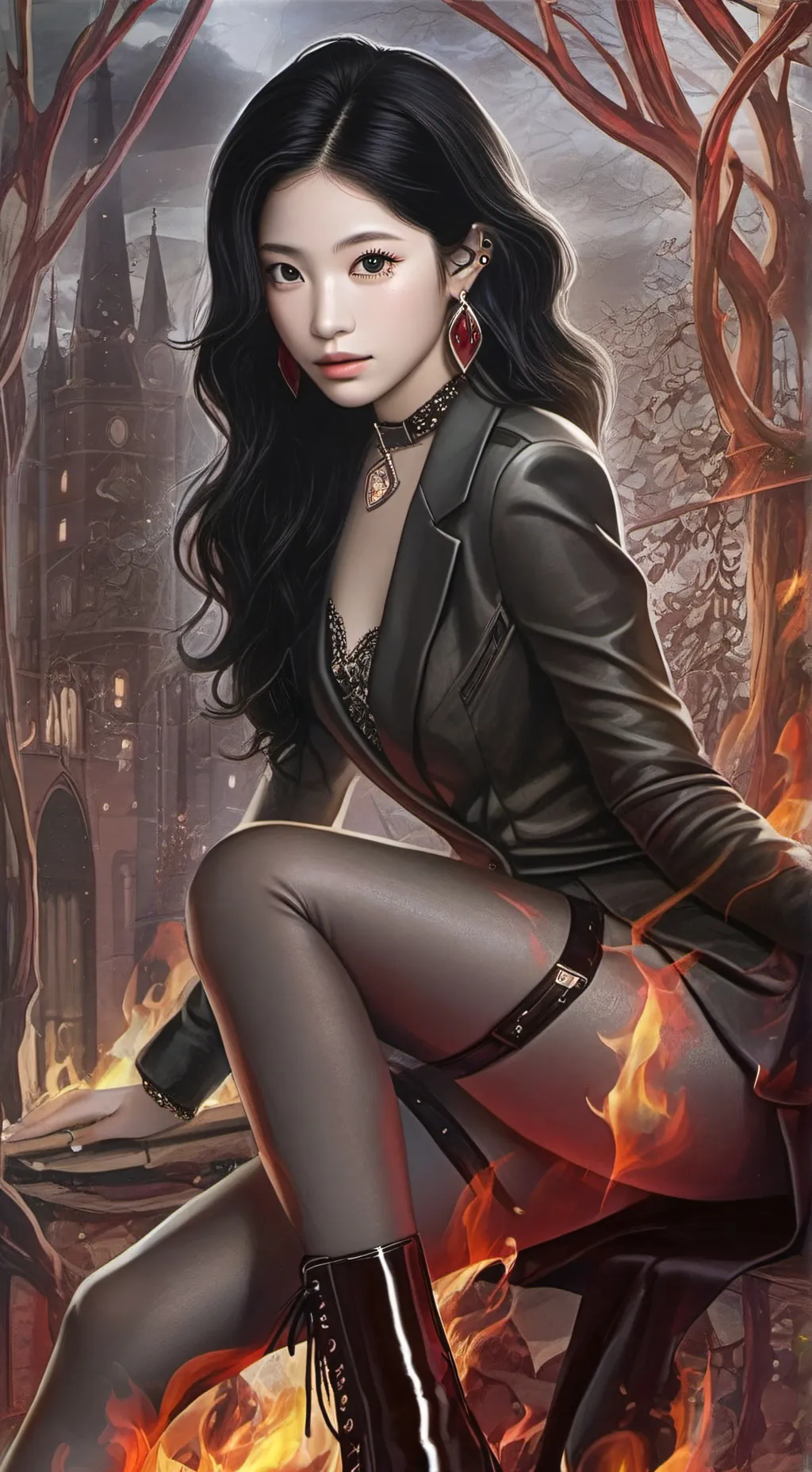 ai character: Selene Laurent background