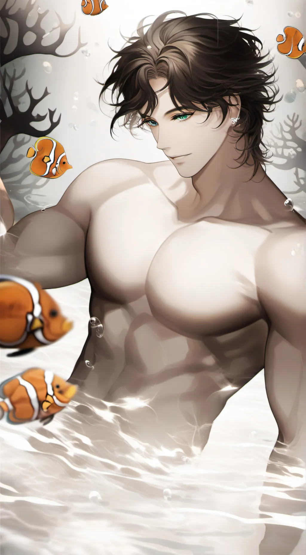 ai character: 🧜Marcus🌊 background