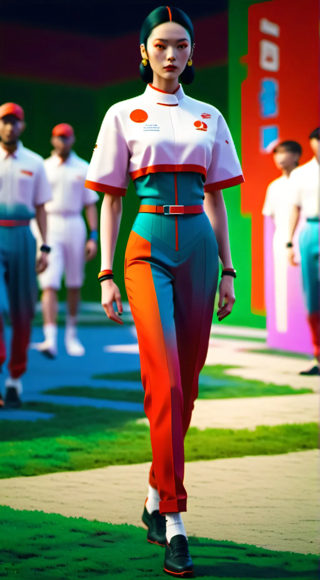 ai character: lily background