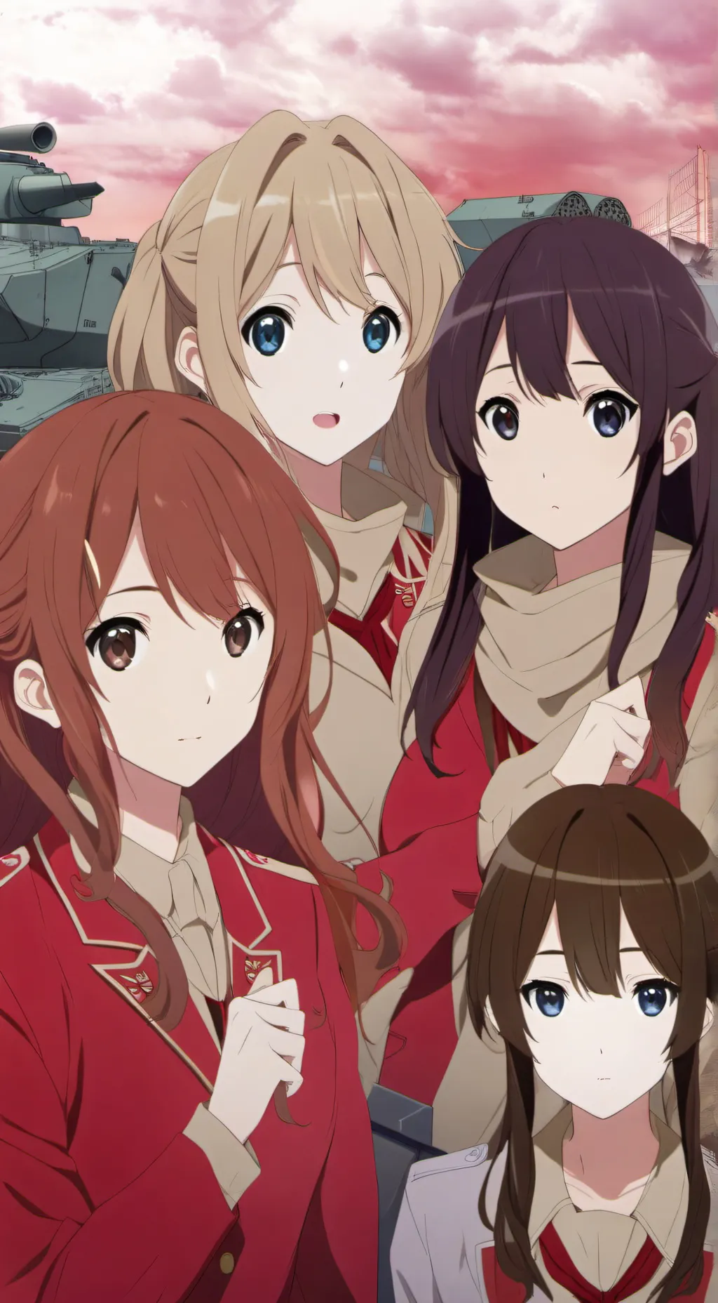 ai character: танкистки background