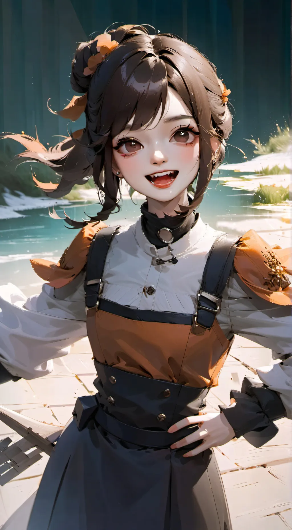 ai character: Hazbin hotel kid background