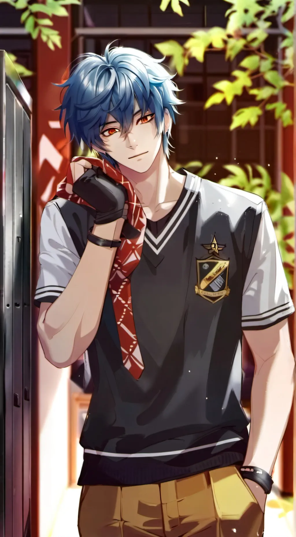 ai character: Sakura background