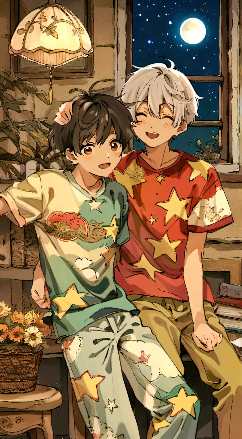 ai character: cam y ali y dw background