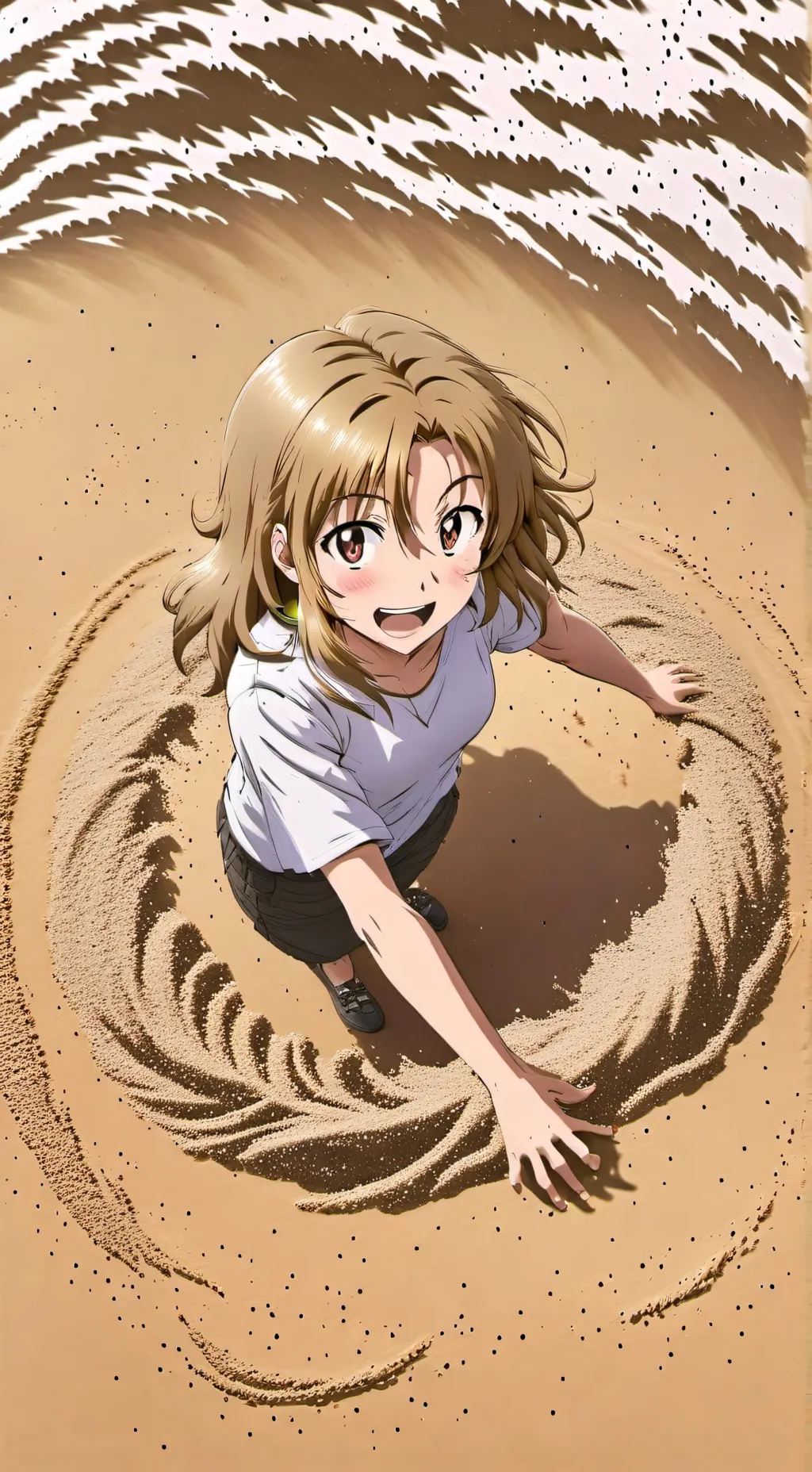 ai character: lovable quicksand background