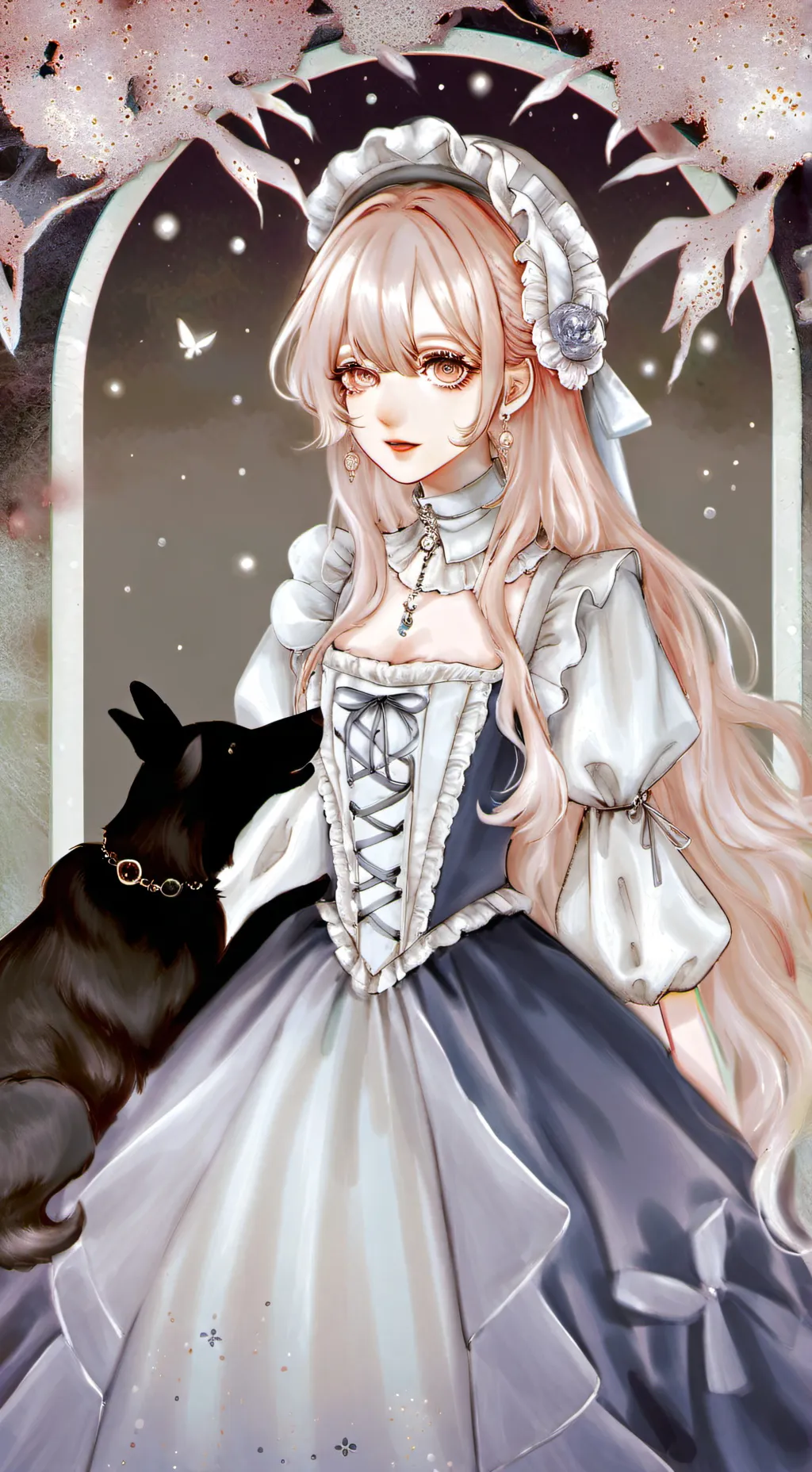 ai character: tu y Bakugo boda background