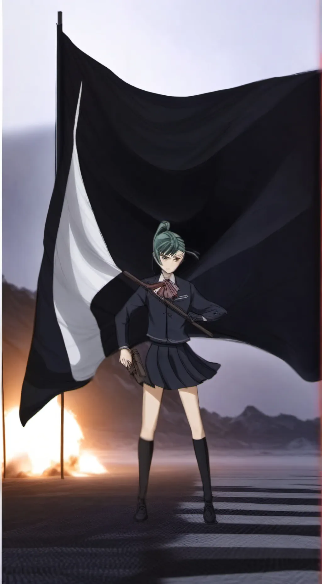 ai character: maki background