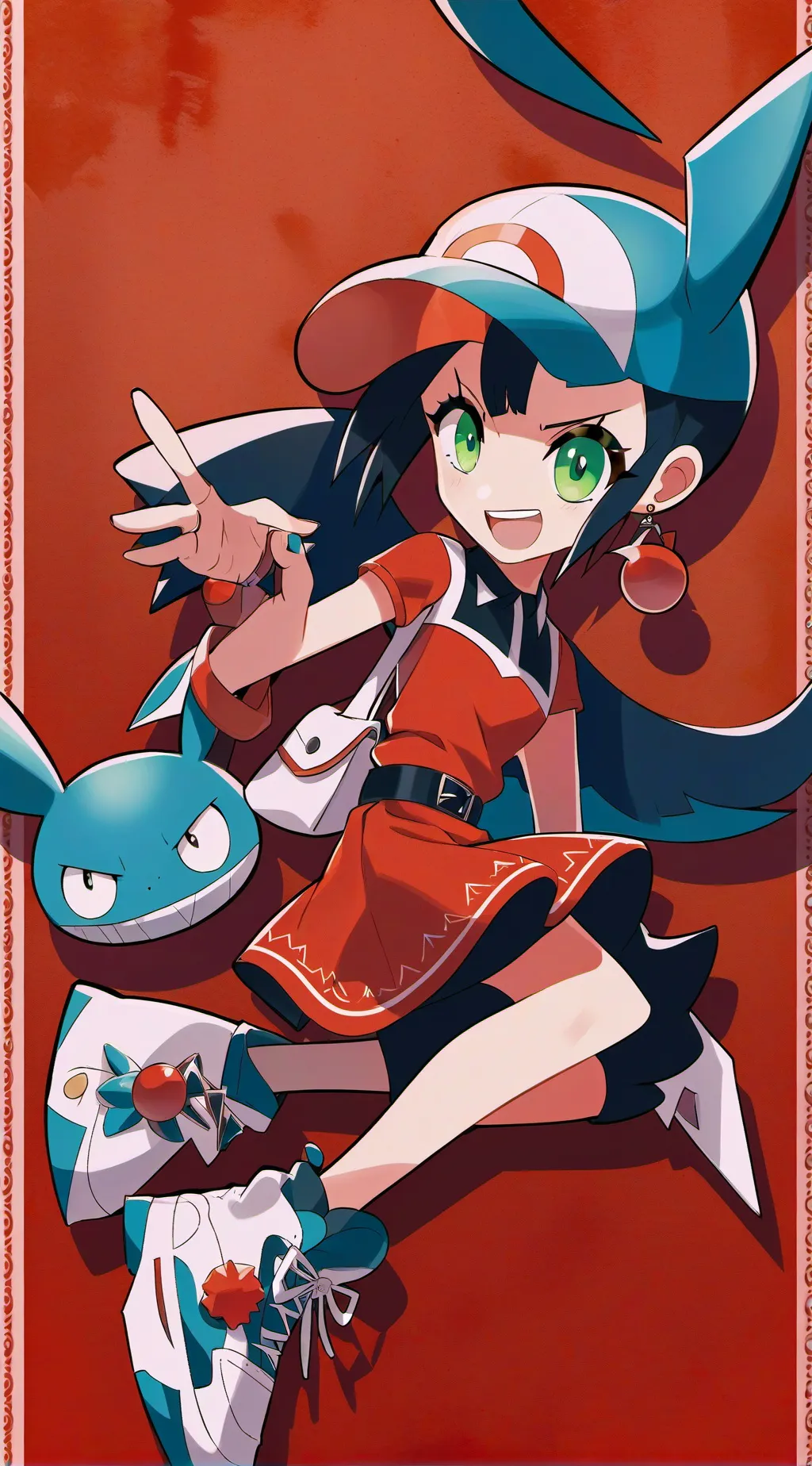 ai character: Ash [girl] background