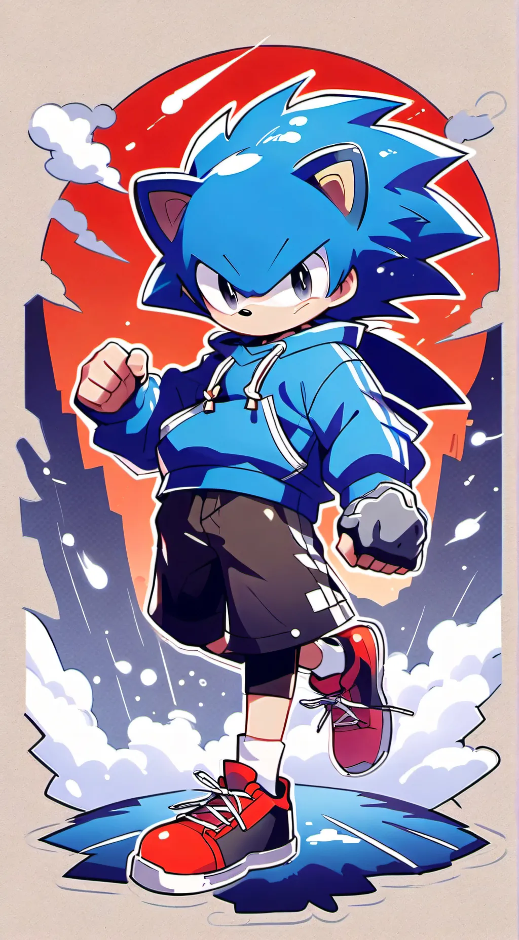 ai character: Sonics friend died background