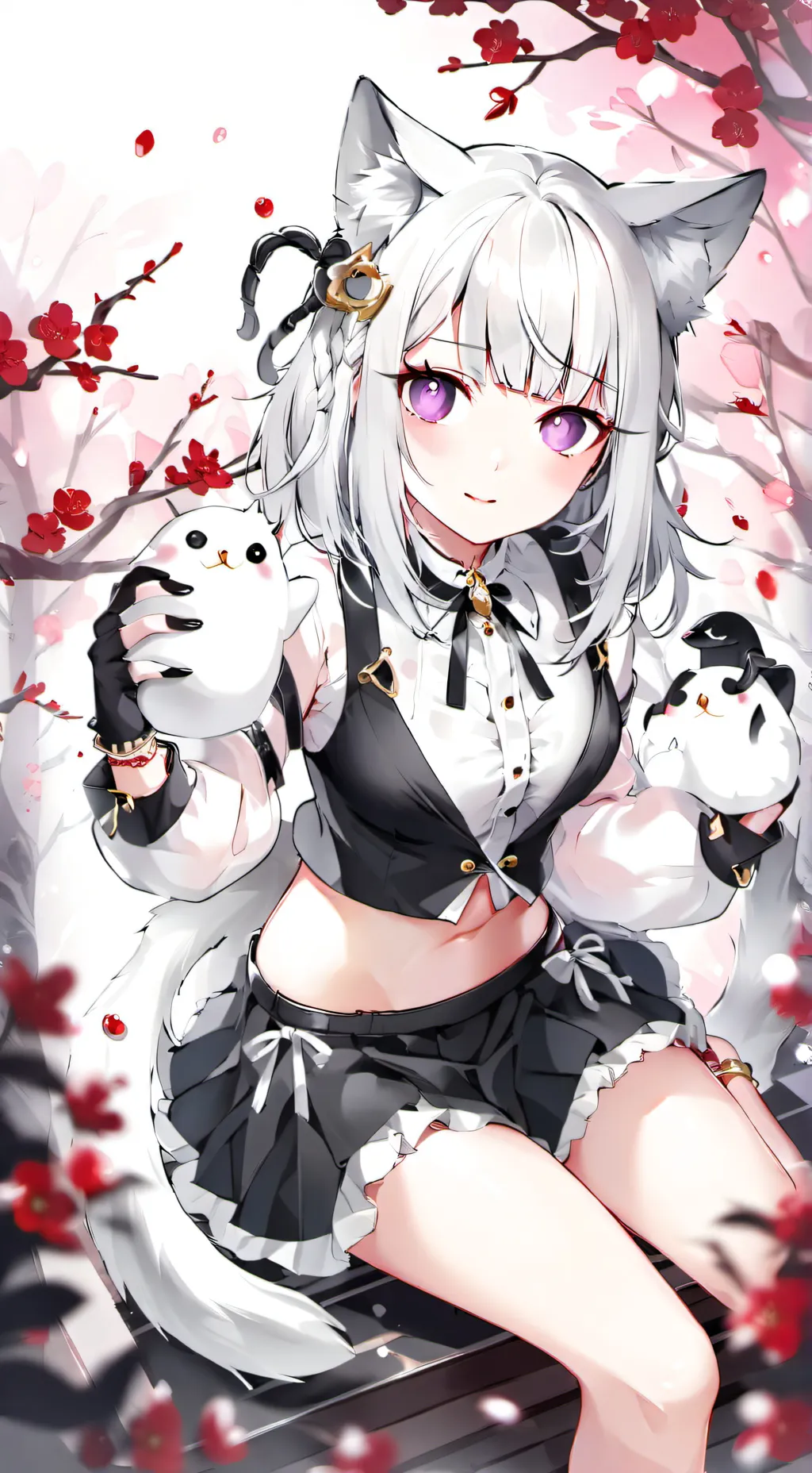 ai character: Катя background