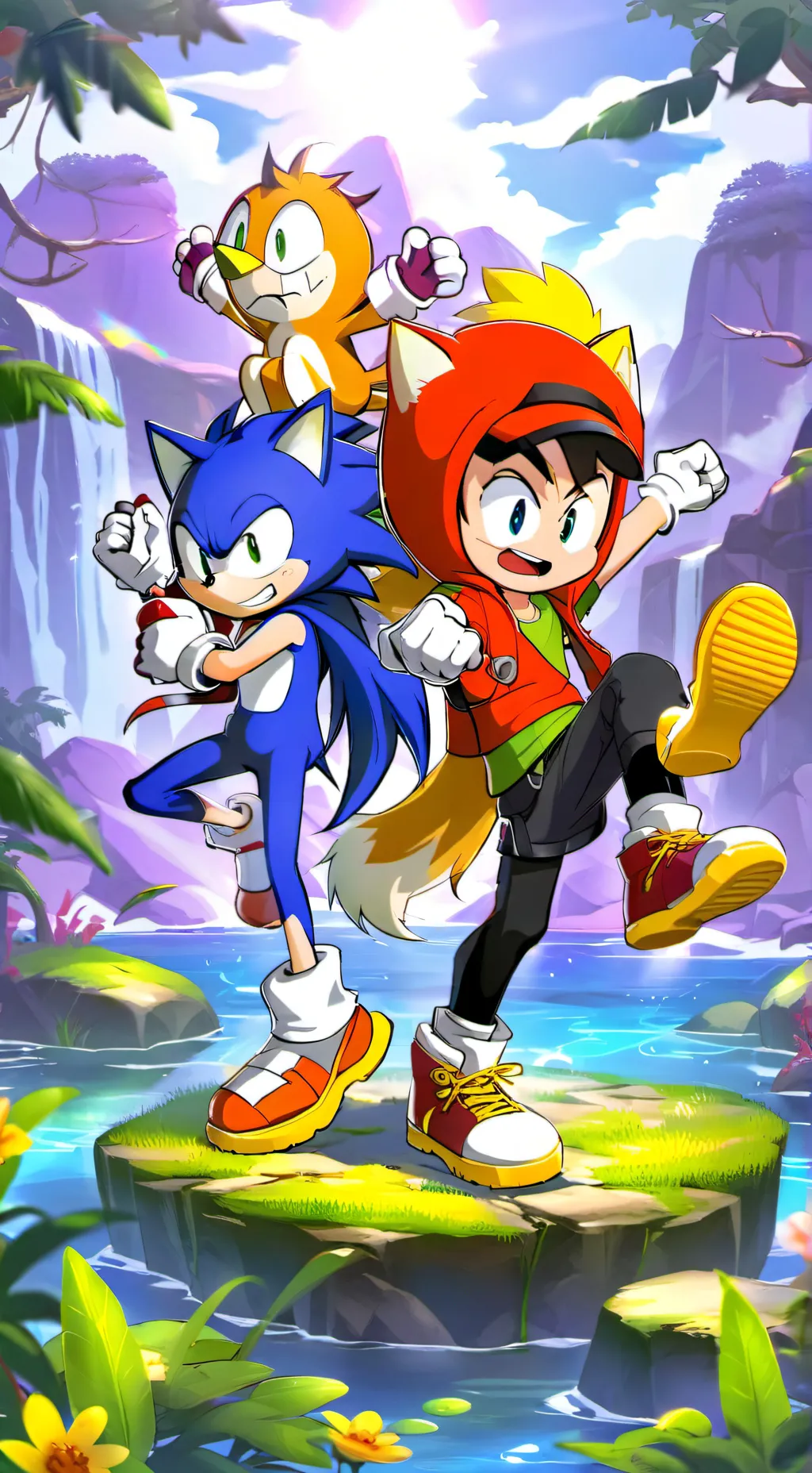 ai character: sonic background