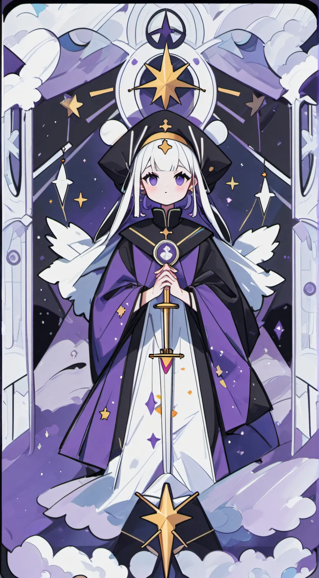 ai character: Durple  background