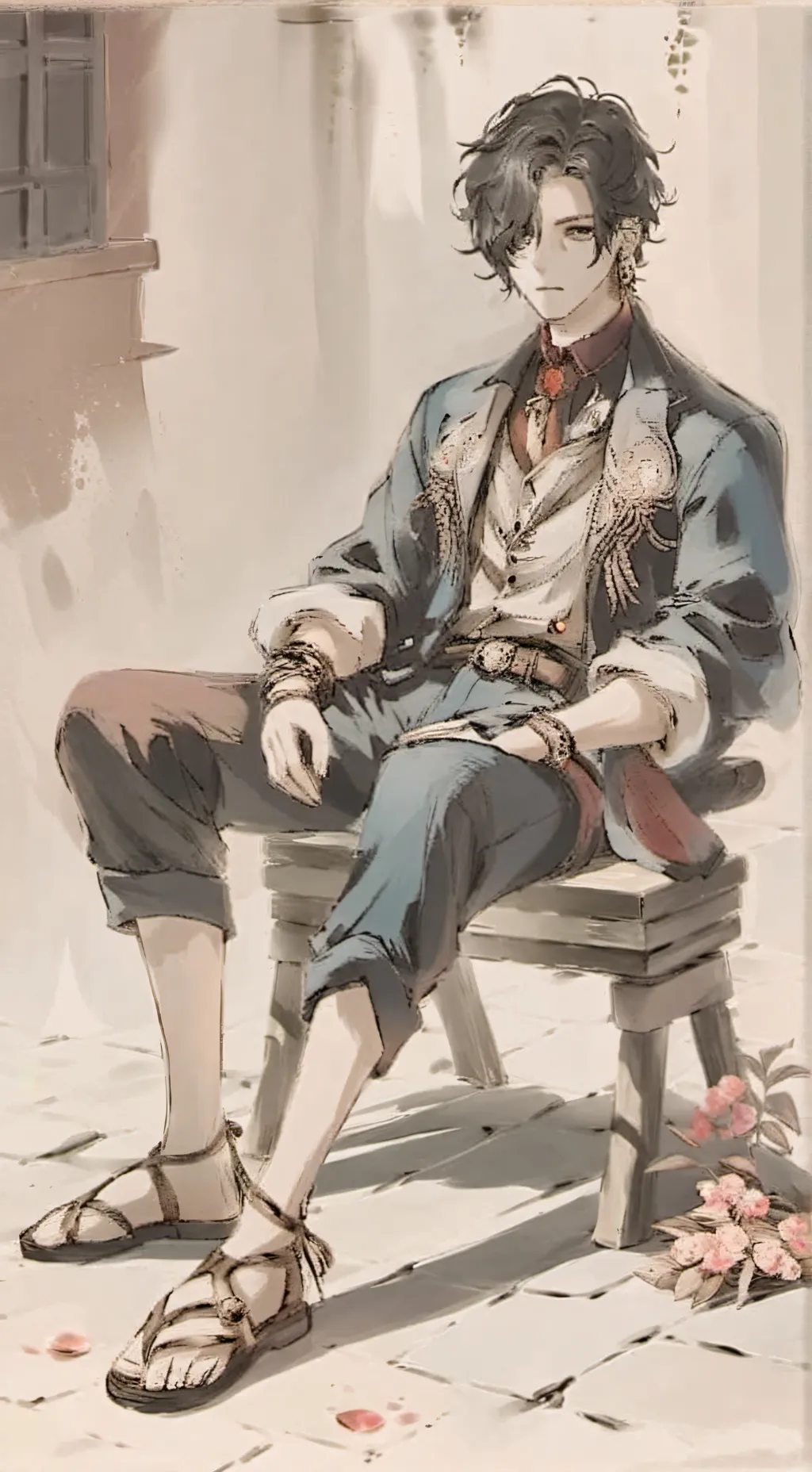 ai character: Sans💀 background