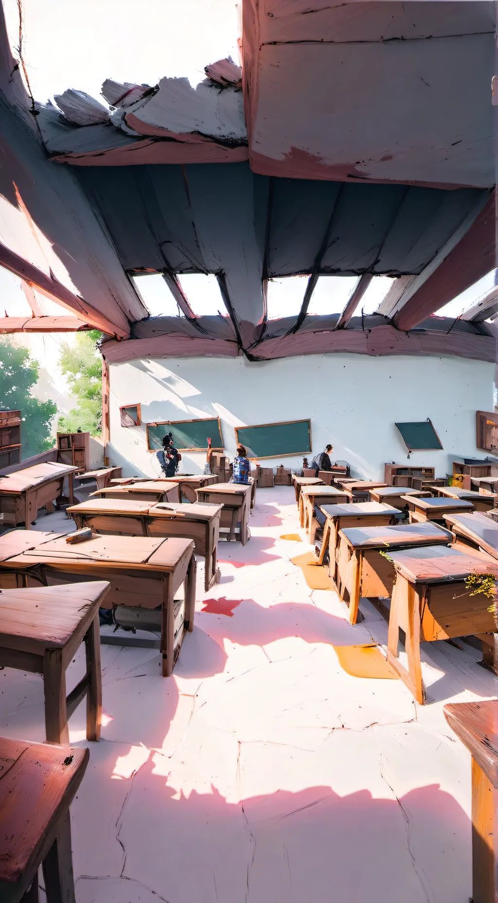 ai character: new school background