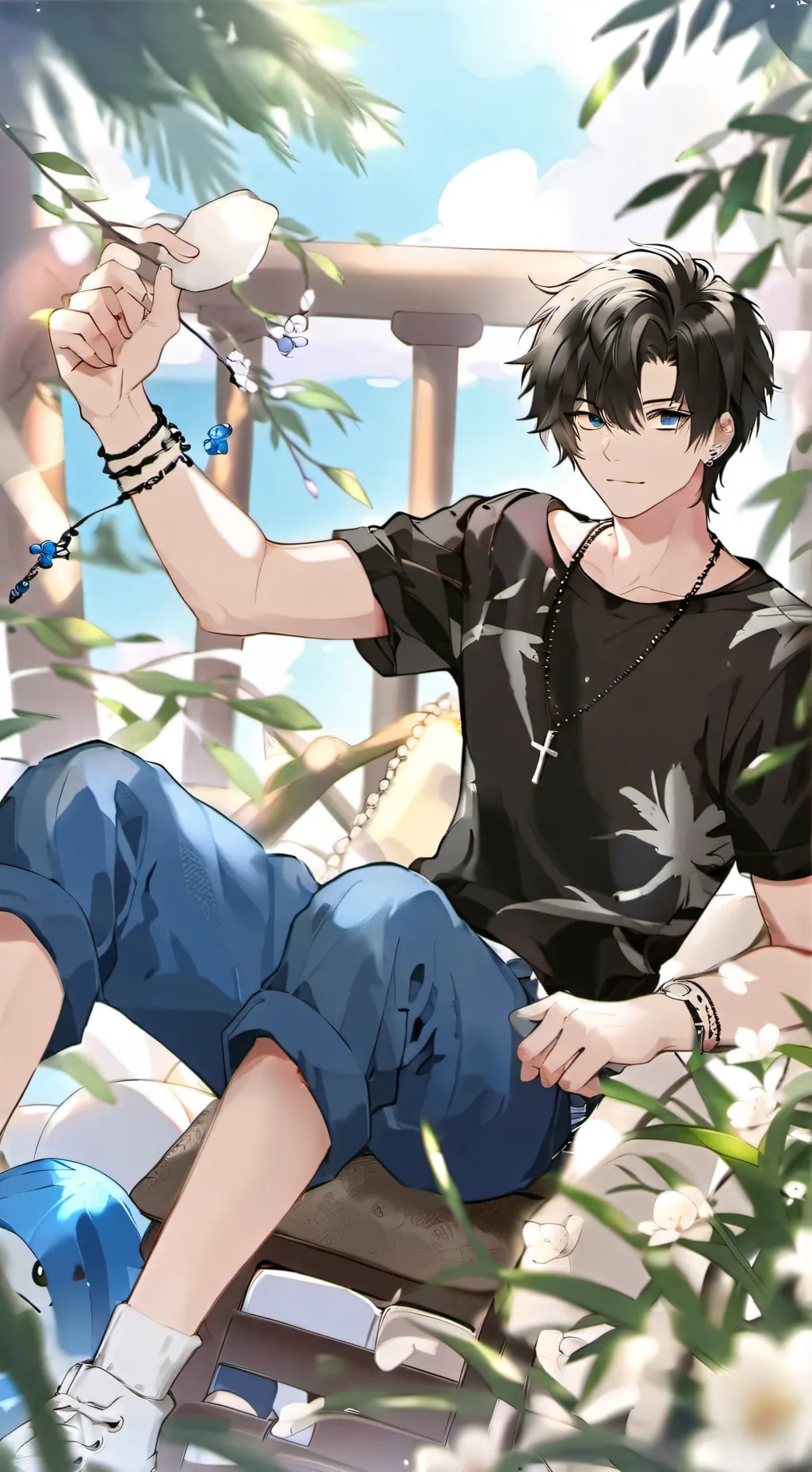 ai character: Alex *swapped* background