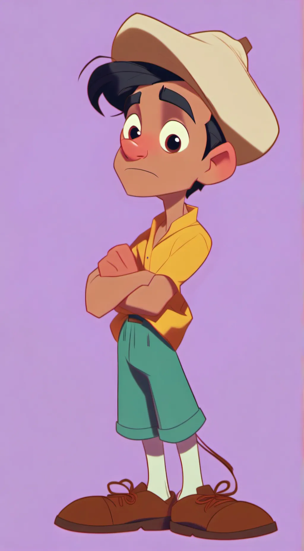 ai character: just wait background