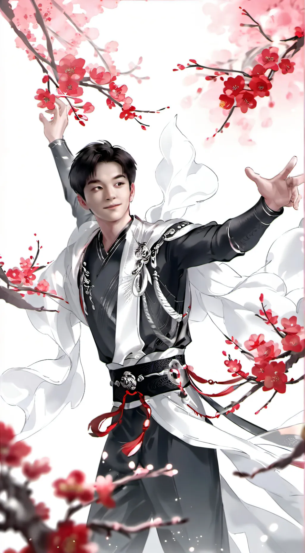 ai character: Гон ю background