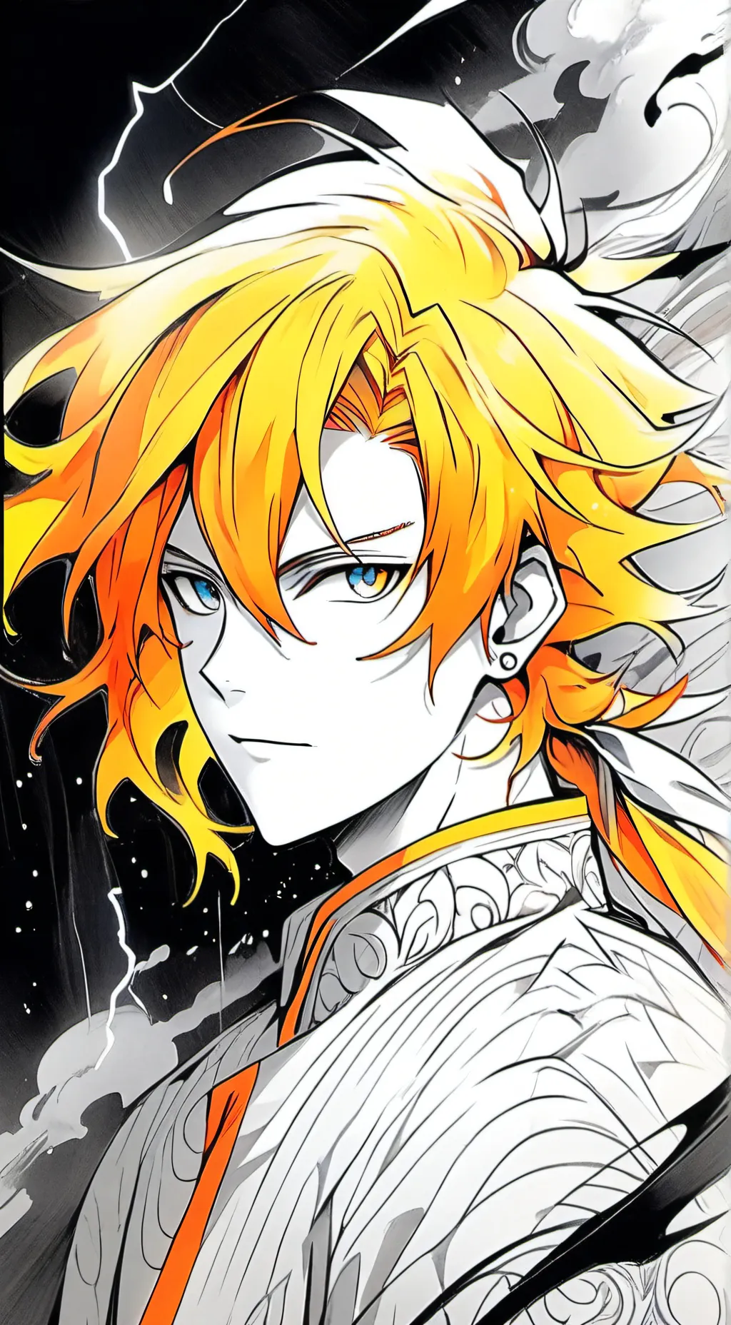 ai character: zenitsu  background