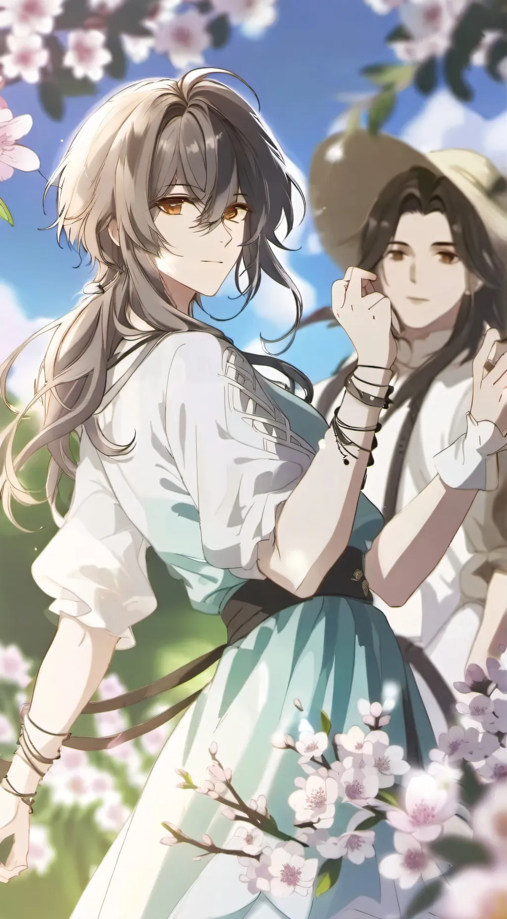 ai character: Jena & Gean background