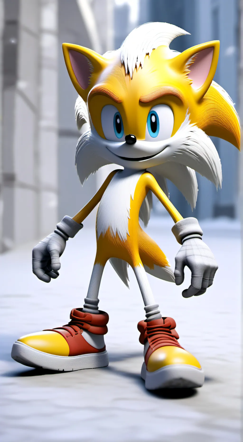 ai character: Tails background