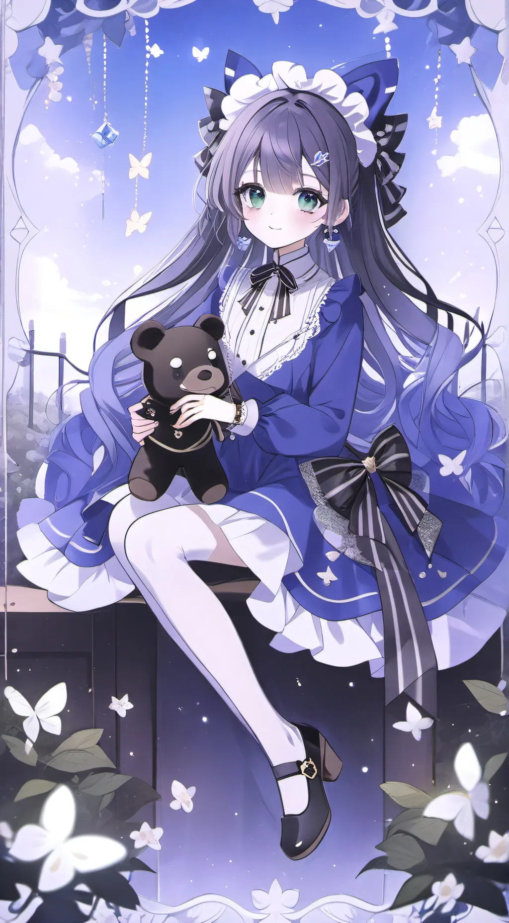 ai character: a doll 2 background